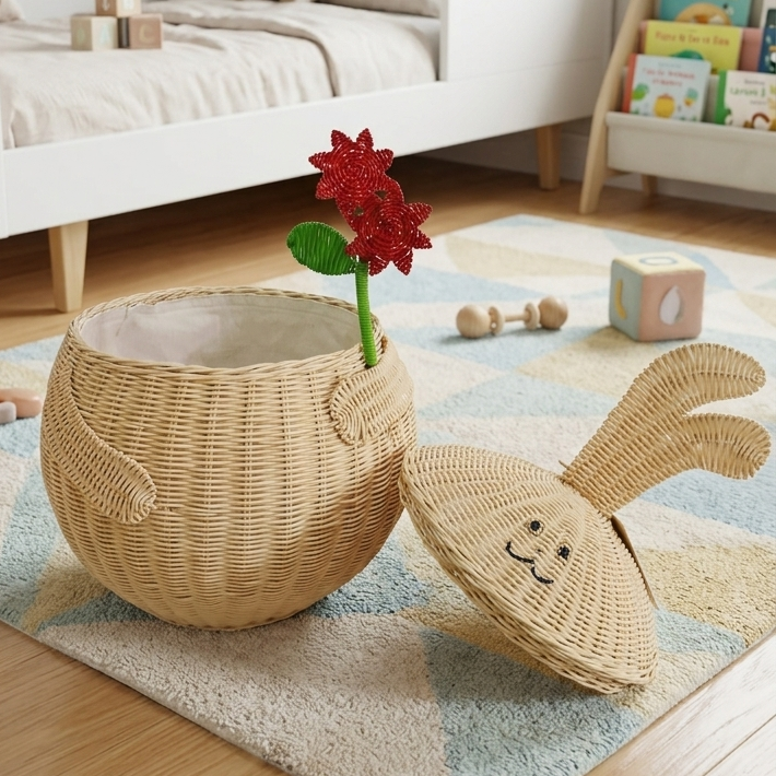 Onion Rattan Basket