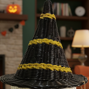 Halloween Ghost Witch Storage Basket (M)