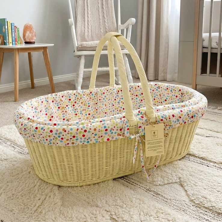 Mateo Baby Carrier Basket (Light Yellow)