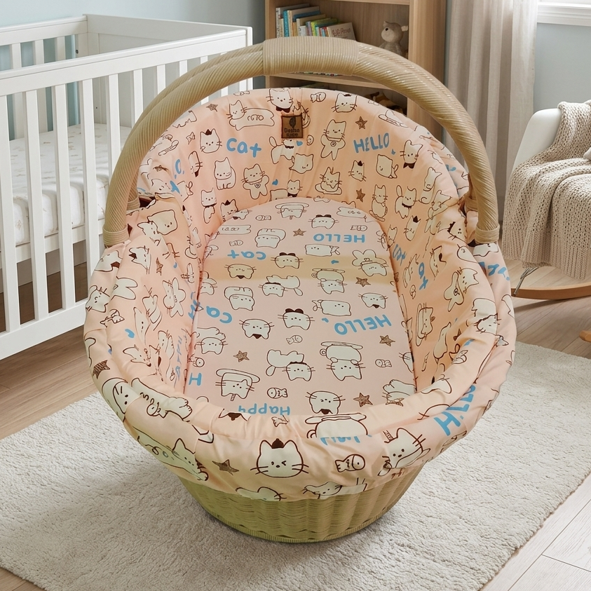 Mateo Baby Carrier Basket (Peach)