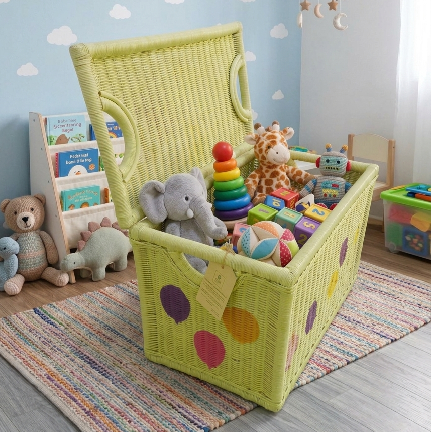 Luca Toy Trunk (Light Yellow)