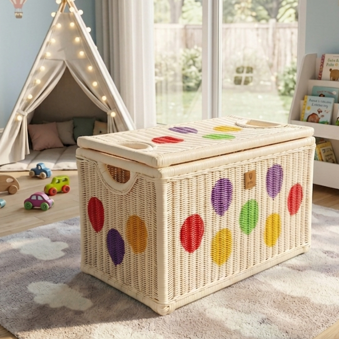 Luca Toy Trunk (Warm White)