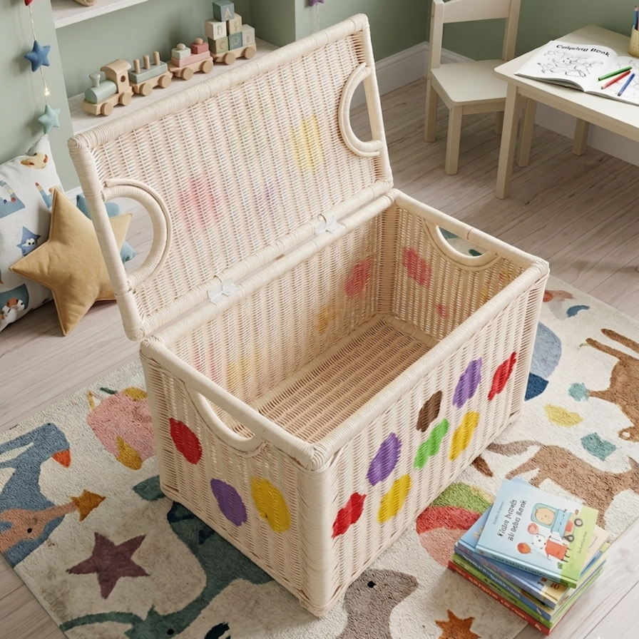 Luca Toy Trunk (Warm White)