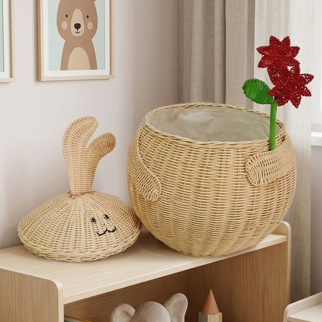 Onion Rattan Basket