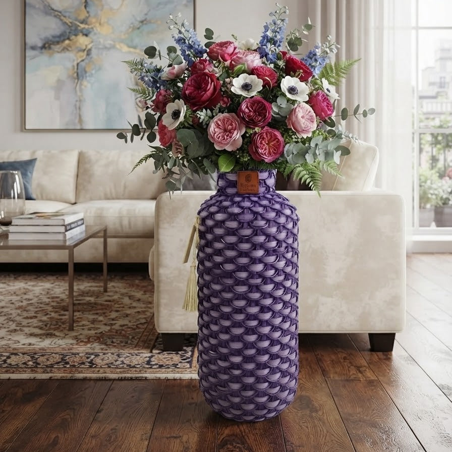 Lea Rattan Vase