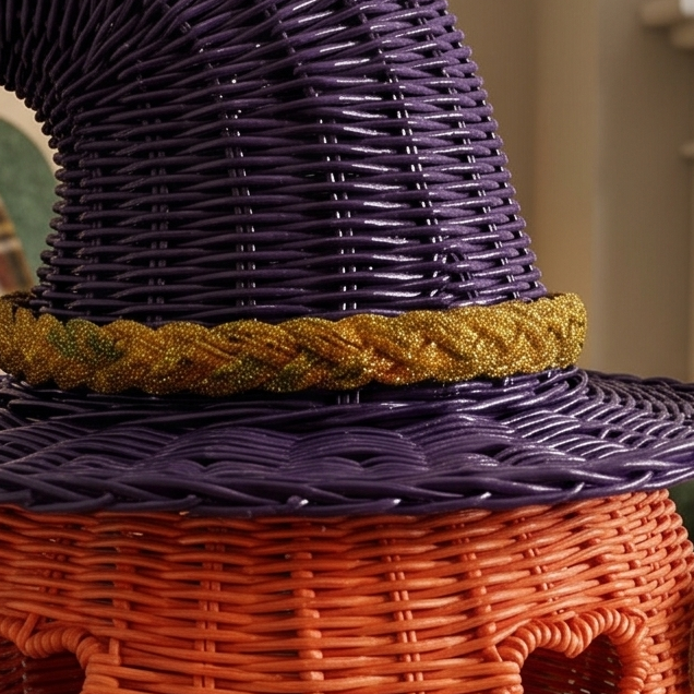 Glinda Pumpkin Witch Storage Basket