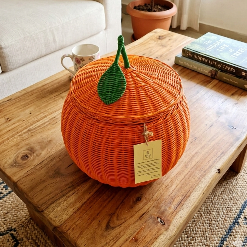 Orange Storage Basket (M)