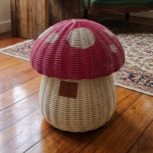 Mushroom Basket (Fuschia Pink)