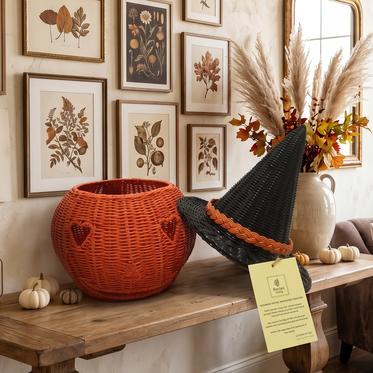Blair Pumpkin Witch Storage Basket
