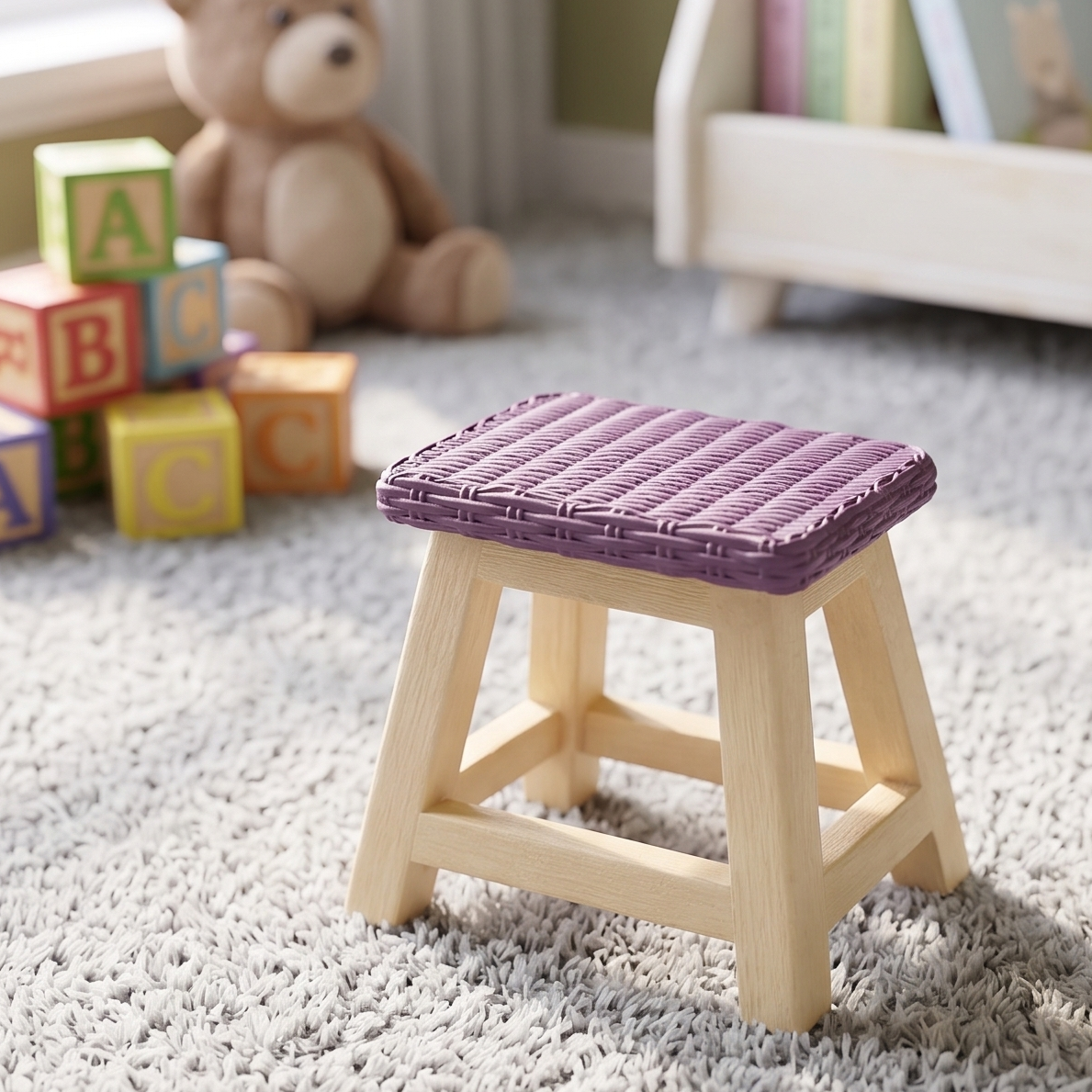 Giovany Kids Chair (Purple)