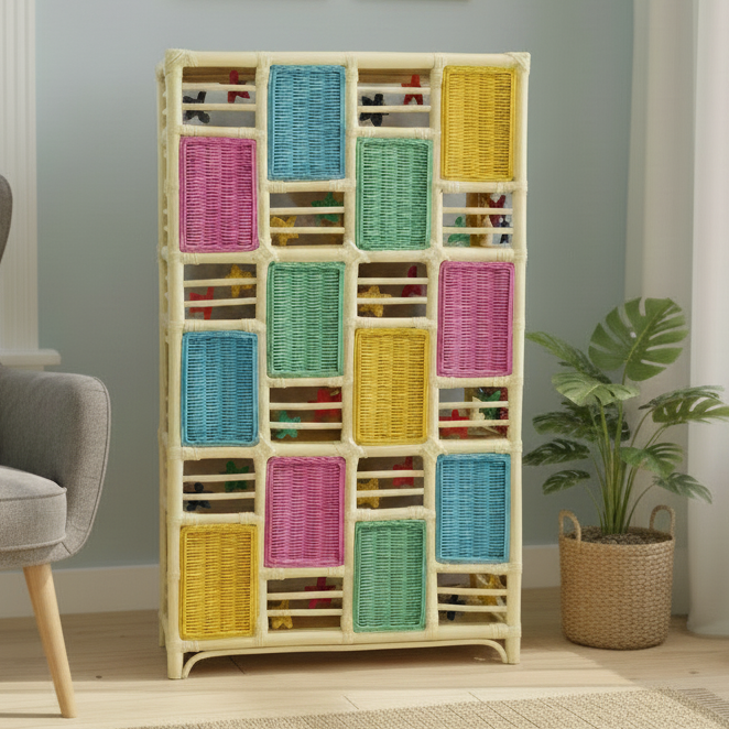 Chelynn Rattan Star Rack
