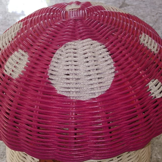Mushroom Basket (Fuschia Pink)